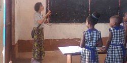 NICOLE VISITS THE SCHOOL